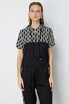 EşofmanOn Fashion EŞF. ÜST DESENLİ KAPŞONLU KISA KOLON FASHION5012776346