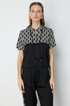 EşofmanOn Fashion EŞF. ÜST DESENLİ KAPŞONLU KISA KOLON FASHION5012776346