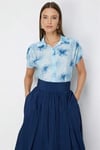 GömlekOn Fashion GÖMLEK DESENLİ KISA KOLON FASHION5012774436