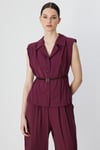 2026 İlkbaharOn Fashion GÖMLEK VATKALI KEMERLİ KOLSUZON FASHION5012774376