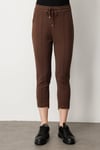 2025 SONBAHAROn Fashion Regular Fit Dar Paça Lastikli Bel Dokuma Kadın PantolonON FASHION4912764124