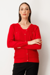 2025 SONBAHAROn Fashion V Yaka Hırka Görünümlü Dokuma KazakON FASHION4912765357