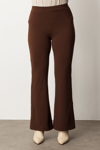2025 SONBAHAROn İnce Fitilli İspanyol Paça Tayt PantolonON FASHION4912764164