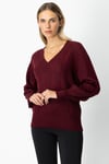 KadınOn Simli Detaylı V Yaka KazakON FASHION4912763323