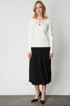 KadınOn Yakası Pencereli Triko KazakON FASHION4912763322
