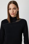 2026 KIŞOn Yakası Taşlı Dik Yaka Triko KazakON FASHION4912760485