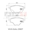 Balata Citroen Berlingo (18-) DS7 (17-) C4 Picasso (16-) C4 Spacetourer (18-) Peugeot Rıfter (18-) 508 II (18-) 3008 (16-) 5008 II (17-) 308 II 308 SW II (14-) Arka