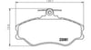 Balata Hyundai H100 1993- Ön
