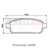 Balata Opel Astra J (09-) Mokka (12-) Zafira C (11-) Chevrolet Cruze (09-) Trax (12-) Arka