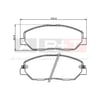 Balata Toyota Auris (07-) Auris (12-) Corolla (07-) Ön