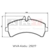 Balata VW Crafter (06-) Çift Teker Mercedes Sprinter (06-) Çift Teker Arka