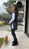 Antrasit Kemer Detaylı Süveter