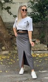 Baskı Ve Lastik Detaylı Vatkalı Tshirt