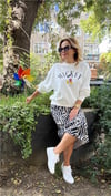 Baskılı Mickey İşlemeli Sweat
