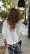 Baskılı Mickey İşlemeli Sweat