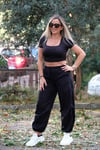Beli Paçası Büzgülü Paraşüt Pantolon