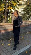 Çıtçıtları Çıkarılabilir Denim Salopet