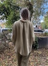 Çizgili Oversize Gömlek