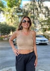 Delikli Örme Kısa Body