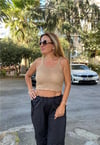 Delikli Örme Kısa Body