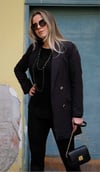Düğme Detaylı Şal Yaka Blazer Ceket
