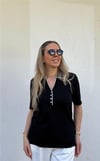 Düğmeli Polo Yaka Triko