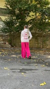 Ekru Kalp Nakışlı Sweat