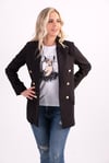 Gold Düğmeli Blazer Ceket