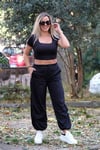 Kare Yaka Büzgü Detaylı Crop