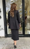 Leopar Astarlı Etek