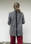 Şerit Detaylı Blazer Ceket