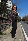 Siyah Yüksek Bel Boru Paça Jean