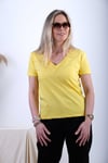 V Yaka Basic T-Shirt