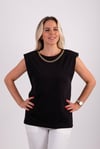 Zincir Kolyeli Vatkalı Tshirt