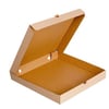 Baskısız Kraft Pizza Kutusu 33x33x3,5 cm