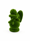 Angel Melek Figürlü Peyzaj Sanatı - Çelik Konstrüksiyon Yapay Çim Heykeli ve Topiary 150x95x80 cm