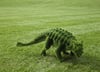 Anqulosaur Big Anıtsal Zırhlı Dinozor Figürlü Peyzaj Sanatı - Çelik Konstrüksiyon Yapay Çim Heykeli ve Dev Topiary 230x500x450 cm