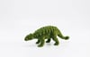 Anqulosaur small Zırhlı Dinozor Figürlü Peyzaj Sanatı - Çelik Konstrüksiyon Yapay Çim Heykeli ve Topiary 140x380x160 cm
