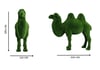 Camel (two-humped) Çift Hörgüçlü Deve Figürlü Peyzaj Sanatı - Çelik Konstrüksiyon Yapay Çim Heykeli ve Topiary 250x285x110 cm