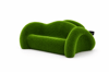 Car-Shaped Bench İkonik Araba Formlu Peyzaj Bankı - Çelik Konstrüksiyon Yapay Çim Heykeli ve Fonksiyonel Topiary 80x190x170 cm