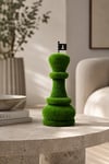 Chess King Görkemli Satranç Şah Figürlü Peyzaj Sanatı - Çelik Konstrüksiyon Yapay Çim Heykeli ve Topiary 130x60x60 cm