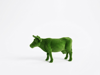 Cow Doğal İnek Figürlü Peyzaj Sanatı - Çelik Konstrüksiyon Yapay Çim Heykeli ve Topiary 170x290x90 cm