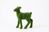Deer small Estetik Boynuzlu Küçük Geyik Figürlü Peyzaj Sanatı - Çelik Konstrüksiyon Yapay Çim Heykeli ve Topiary 140x115x50 cm