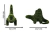 Dimetrodon big Dev Yelkenli Prehistorik Sürüngen Figürlü Peyzaj Sanatı - Çelik Konstrüksiyon Yapay Çim Heykeli ve Topiary 245x350x250 cm