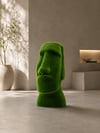Easter island idol Paskalya Adası Moai Figürlü Peyzaj Sanatı - Çelik Konstrüksiyon Yapay Çim Heykeli ve Topiary 210x60x95 cm