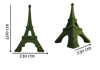 Eiffel Tower Anıtsal Eyfel Kulesi Figürlü Peyzaj Sanatı - Çelik Konstrüksiyon Yapay Çim Heykeli ve Dev Topiary 230x230x400 cm