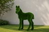 Foal Dekoratif Tay Figürlü Peyzaj Sanatı - Çelik Konstrüksiyon Yapay Çim Heykeli ve Topiary 180x110x55 cm