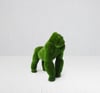 Gorilla Dekoratif Goril Figürlü Peyzaj Sanatı - Çelik Konstrüksiyon Yapay Çim Heykeli ve Topiary 185x92x185 cm