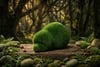 Hedgehog big Büyük Kirpi Figürlü Peyzaj Sanatı - Çelik Konstrüksiyon Yapay Çim Heykeli ve Topiary 52x100x54 cm