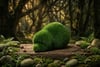 Hedgehog big Büyük Kirpi Figürlü Peyzaj Sanatı - Çelik Konstrüksiyon Yapay Çim Heykeli ve Topiary 52x100x54 cm